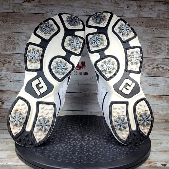 FootJoy Men's Size 8.5M Specialty Golf White Black Athletic Golf Shoes - Picture 8 of 12